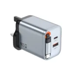 آداپتور شارژر 40 وات مدل بریتانیا Green Lion GaN Premium UK Plug Wall Charger 40W