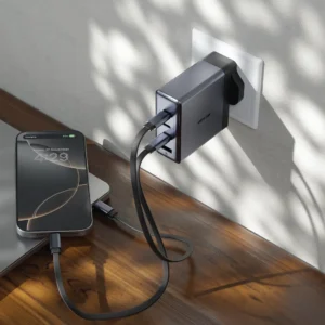 آداپتور شارژر 140 وات گرین لاین Green Lion GaN Premium UK Plug