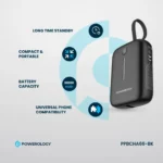 پاوربانک 10000 میلی آمپری پاورولوژی Powerology 10000mAh Power Bank - Image 7
