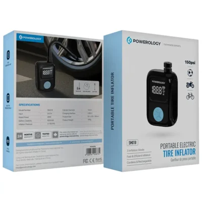 Powerology Portable Electric Tire Inflator