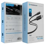 کابل تبدیل USB-C به HDMI پاورولوژی Powerology Power Sync Flex