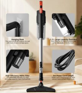 جاروبرقی دستی پرقدرت مدل ENCHEN V3