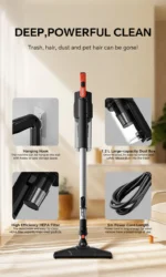 جاروبرقی دستی پرقدرت مدل ENCHEN V3 - تصویر 6