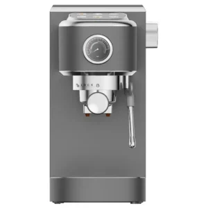 LePresso Hot Cold Espresso Maker with Steam Wand and Pressure Gauge Gray2