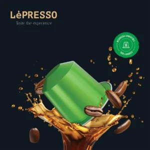 Lepresso Aluminum Capsules for Nespresso Blended 10Pcs Gold 1