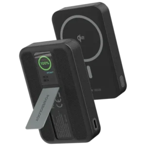 پاوربانک مگ سیف مدل Vision ظرفیت 10000 میلی آمپری پاورولوژی Powerology Qi2 Magsafe Power Bank