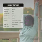 Porodo Lifestyle Red Light Therapy Face Mask