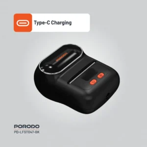 پرینتر حرارتی قابل حمل مدل LFS047 پرودو Porodo Lifestyle Super HD Thermal Printer
