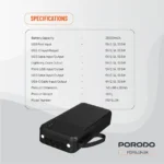 Porodo Piano 20000mAh Power Bank