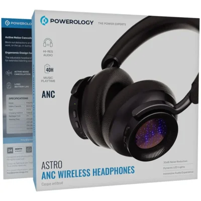 هدفون بی سیم مدل Astro ANC پاورولوژی Powerology Astro ANC Wireless Headphones