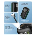 پمپ باد خودرو GL-A4 گرین لاین Green Lion GL-A4 Tire Inflator - Image 3