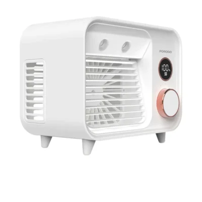 مینی پنکه شارژی رومیزی مه پاش پرودو Porodo Lifestyle Mini Mist Fan PDF853WH