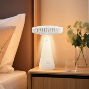Green Lion FARO Rechargeable Fan White 2
