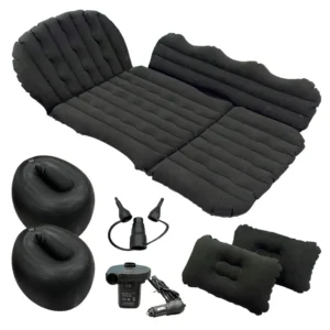 Green Lion Inflatable Car Air Mattress Black3