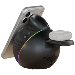 Levelo Aira Wireless Charger With Speaker Black3