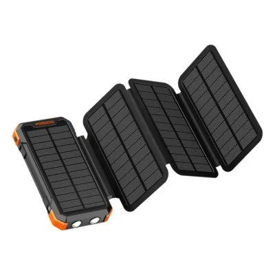 پاوربانک Solar 4-Panel ظرفیت 20000 میلی آمپری پرودو Porodo Power Bank 4-Panel Solar