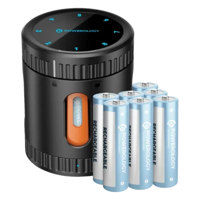 باتری و کیس شارژ باتری Neon پاورولوژی Powerology Neon Smart Battery Charging Case