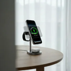 Powerology Eifel 3 In 1 Wireless Charger Gray2