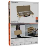 اجاق گاز مسافرتی تاشو دو شعله مدل PDYG002KH پرودو Porodo Dual Burner Foldable Camping Stove - Image 2