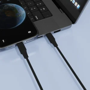 کابل تبدیل تایپ سی به لایتنینگ پاورولوژی Powerology Braided USB-C to Lightning Cable