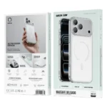 قاب آیفون شفاف مگ سیف Delgado17 / 18 Pro Max گرین لاین - تصویر 4