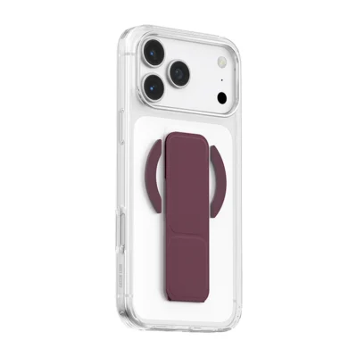 قاب آیفون مگ سیف با جا كارتی Leather 17 / 18 Pro گرين لاين