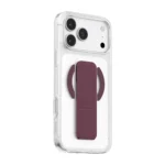 قاب آیفون مگ سیف با جا كارتی Leather 17 / 18 Pro Max گرين لاين