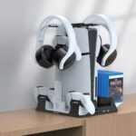 استند خنک كننده و شارژ PS5 مدل GPX380 گرین لاین - تصویر 3