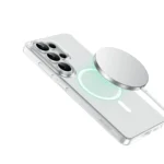 قاب شفاف مگ سیف Delgado S26 ultra گرین لاین