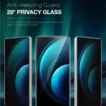 گلس پرایوسی Steve 9H S26 Ultra گرین لاین - تصویر 4